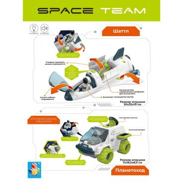 Т21436 1toy Space Team 5 в 1 Космический набор